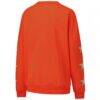 Cincinnati Bengals Gameday Couture Women's Rhinestone Star Sleeve Settle the Score Oversized Pullover Sweatshirt - Orange - Side View
