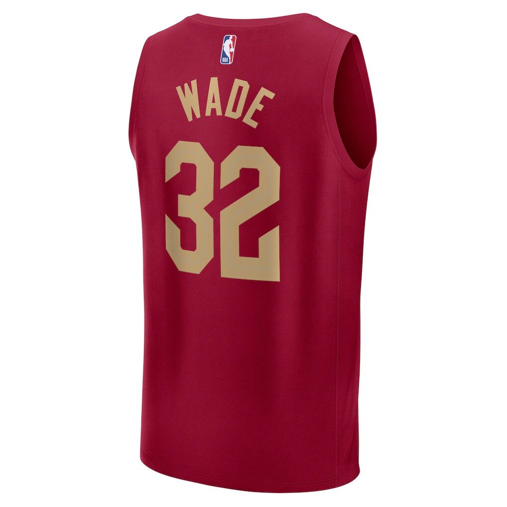 Dean Wade Cleveland Cavaliers Fashion7 Fast Break Player Jersey - Icon Edition - Wine