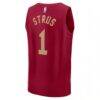 Max Strus Cleveland Cavaliers Fashion7 Youth Fast Break Player Jersey - Icon Edition - - Detail View