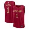 Max Strus Cleveland Cavaliers Fanatics Youth Fast Break Player Jersey - Icon Edition - - Front View