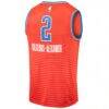 Shai Gilgeous-Alexander Oklahoma City Thunder Fashion7 Fast Break Player Jersey - Orange - Detail View