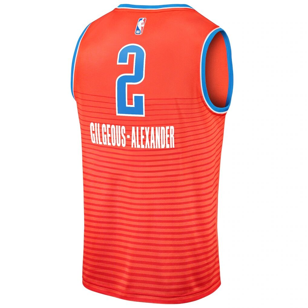 Shai Gilgeous-Alexander Oklahoma City Thunder Fashion7 Fast Break Player Jersey - Statement Edition