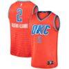 Shai Gilgeous-Alexander Oklahoma City Thunder Fashion7 Fast Break Player Jersey - Orange - Front View