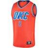 Shai Gilgeous-Alexander Oklahoma City Thunder Fashion7 Fast Break Player Jersey - Orange - Side View