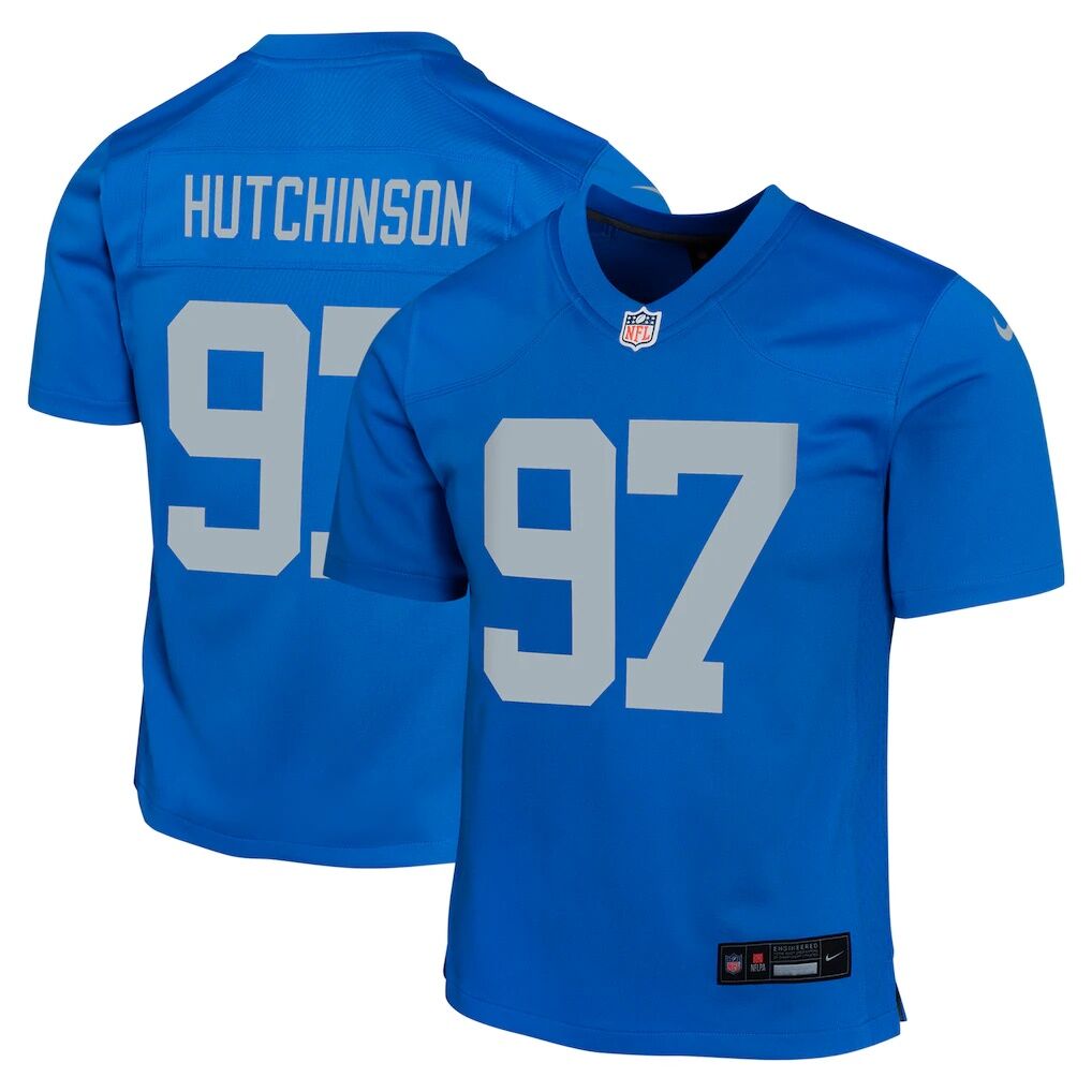 Aidan Hutchinson Detroit Lions Nike Youth Game Jersey