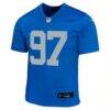 Aidan Hutchinson Detroit Lions Nike Youth Game Jersey - Blue - Side View