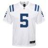 Indianapolis Colts Nike Youth Game Jersey - White - Side View
