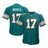 Jaylen Waddle Miami Dolphins Nike Youth Game Jersey - - Front View