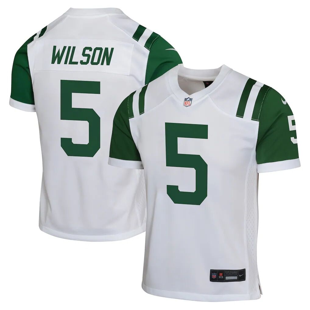 Garrett Wilson New York Jets Nike Youth Game Jersey