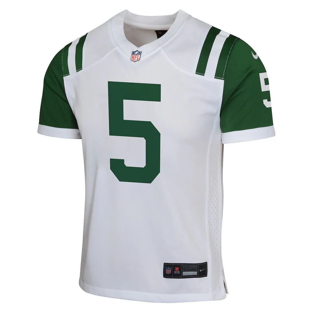 Garrett Wilson New York Jets Nike Youth Game Jersey