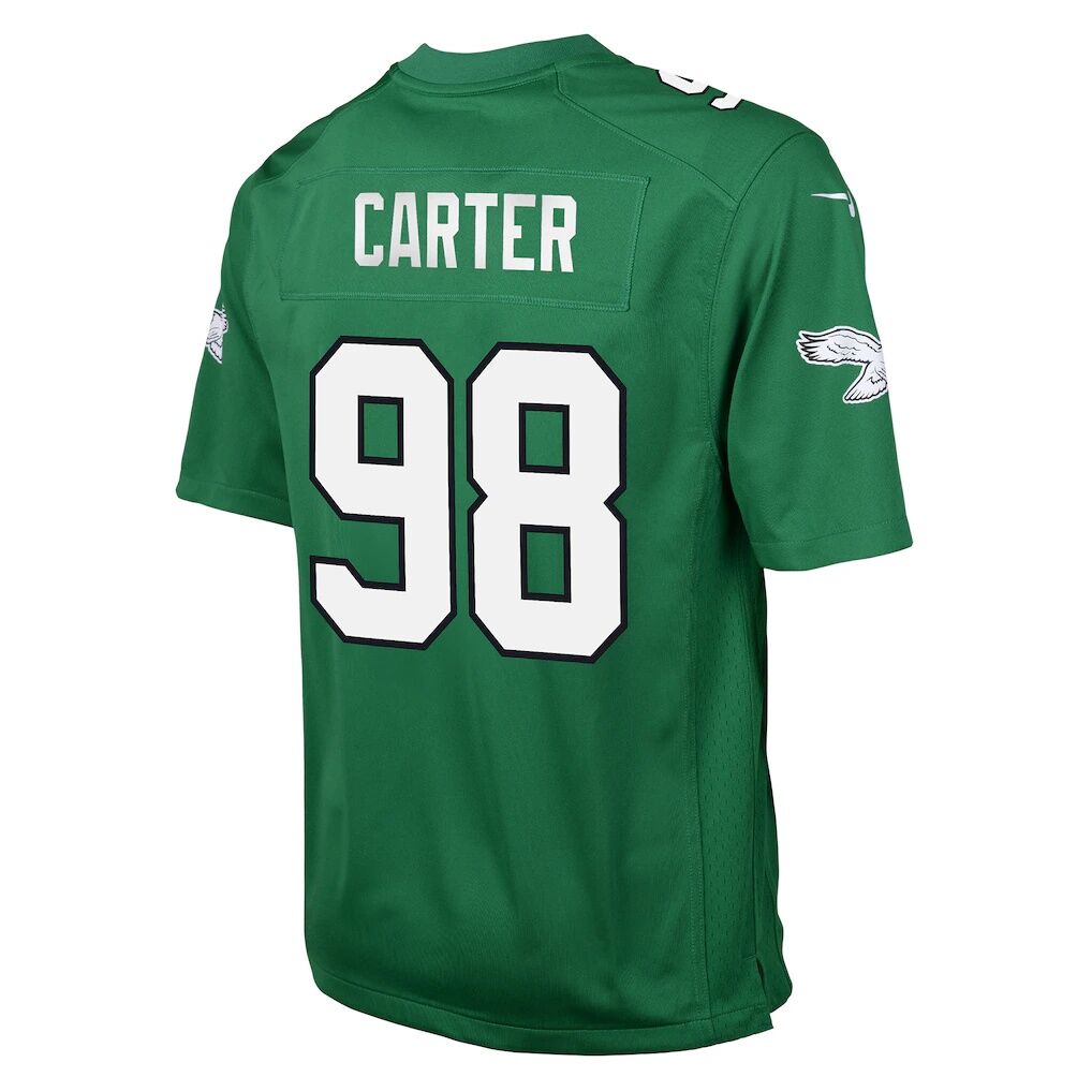 Jalen Carter Philadelphia Eagles Nike Youth Game Jersey - Kelly Green