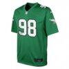 Jalen Carter Philadelphia Eagles Nike Youth Game Jersey - - Side View