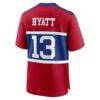 Jalin Hyatt New York Giants Nike Youth Game Jersey - Red - Detail View