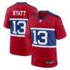 Jalin Hyatt New York Giants Nike Youth Game Jersey - Red - Front View