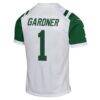 Ahmad Sauce Gardner New York Jets Nike Youth Game Jersey - White - Detail View