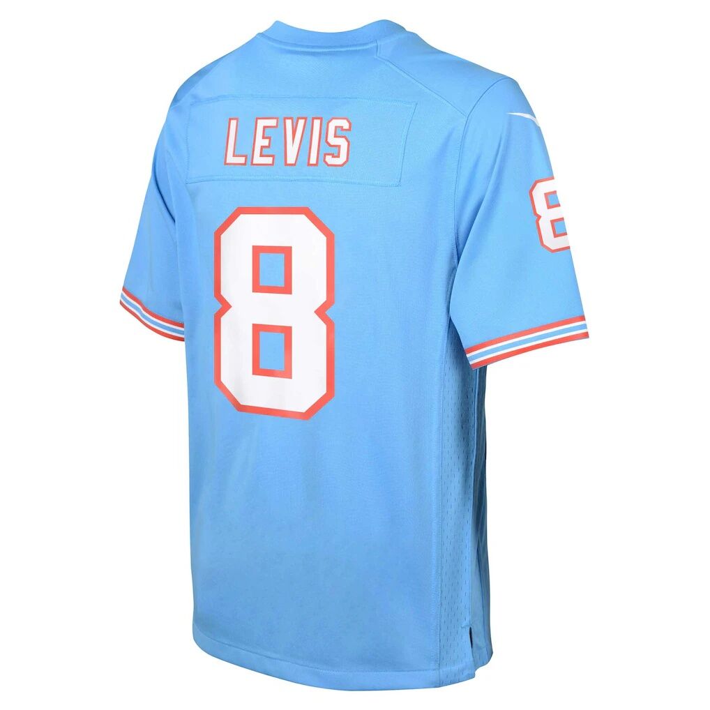 Will Levis Tennessee Titans Nike Youth Game Jersey - Light Blue
