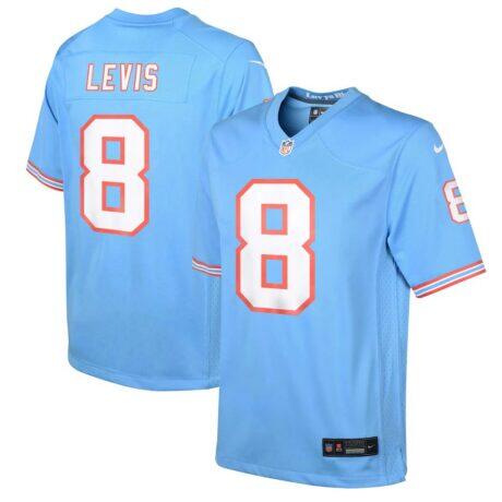 Will Levis Tennessee Titans Nike Youth Game Jersey - - Front View