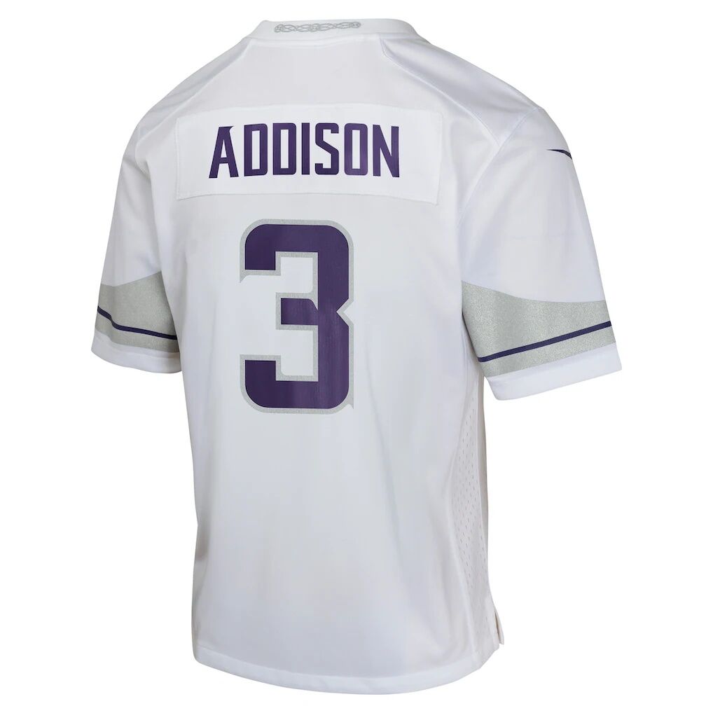 Jordan Addison Minnesota Vikings Nike Youth Game Jersey