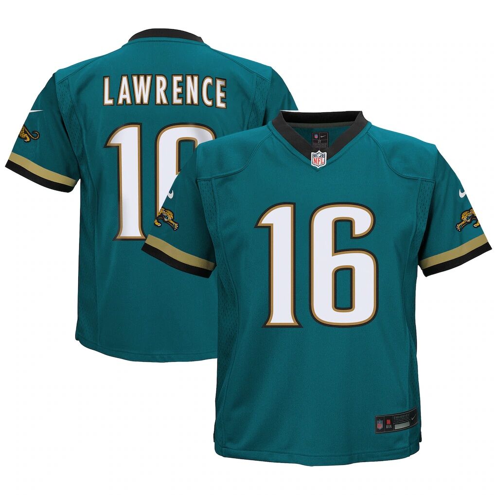 Trevor Lawrence Jacksonville Jaguars Nike Preschool Prowler Throwback Player Game Jersey