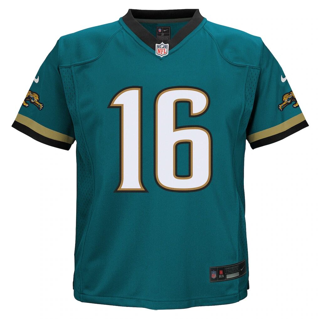 Trevor Lawrence Jacksonville Jaguars Nike Preschool Prowler Throwback Player Game Jersey