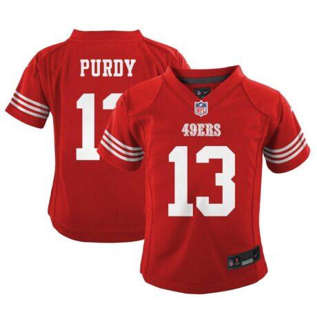 Brock Purdy San Francisco 49ers Nike Preschool Player Game Jersey - - Front View