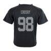Maxx Crosby Las Vegas Raiders Nike Toddler Game Jersey - Black - Detail View