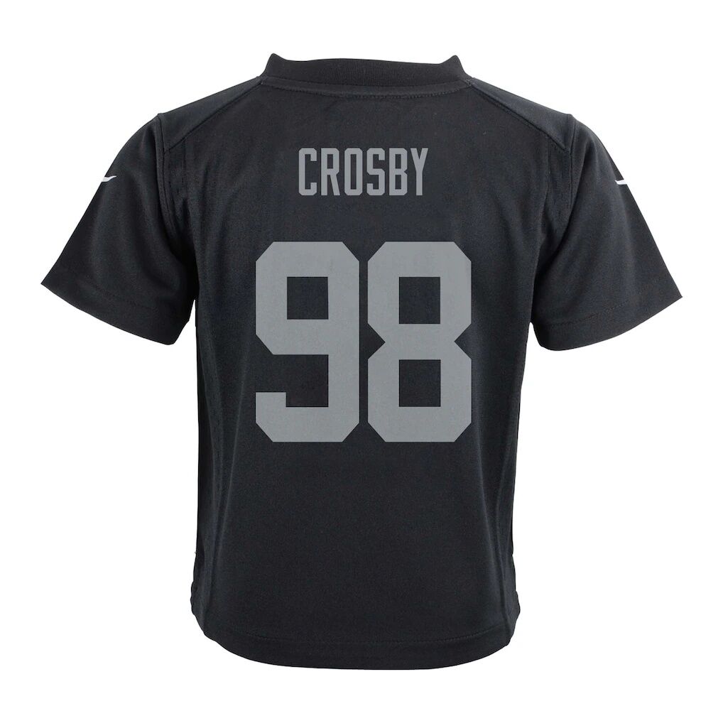 Maxx Crosby Las Vegas Raiders Nike Toddler Game Jersey