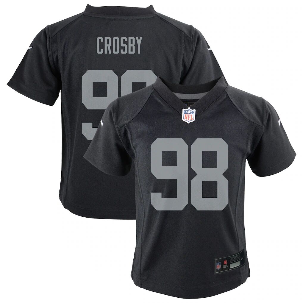Maxx Crosby Las Vegas Raiders Nike Toddler Game Jersey