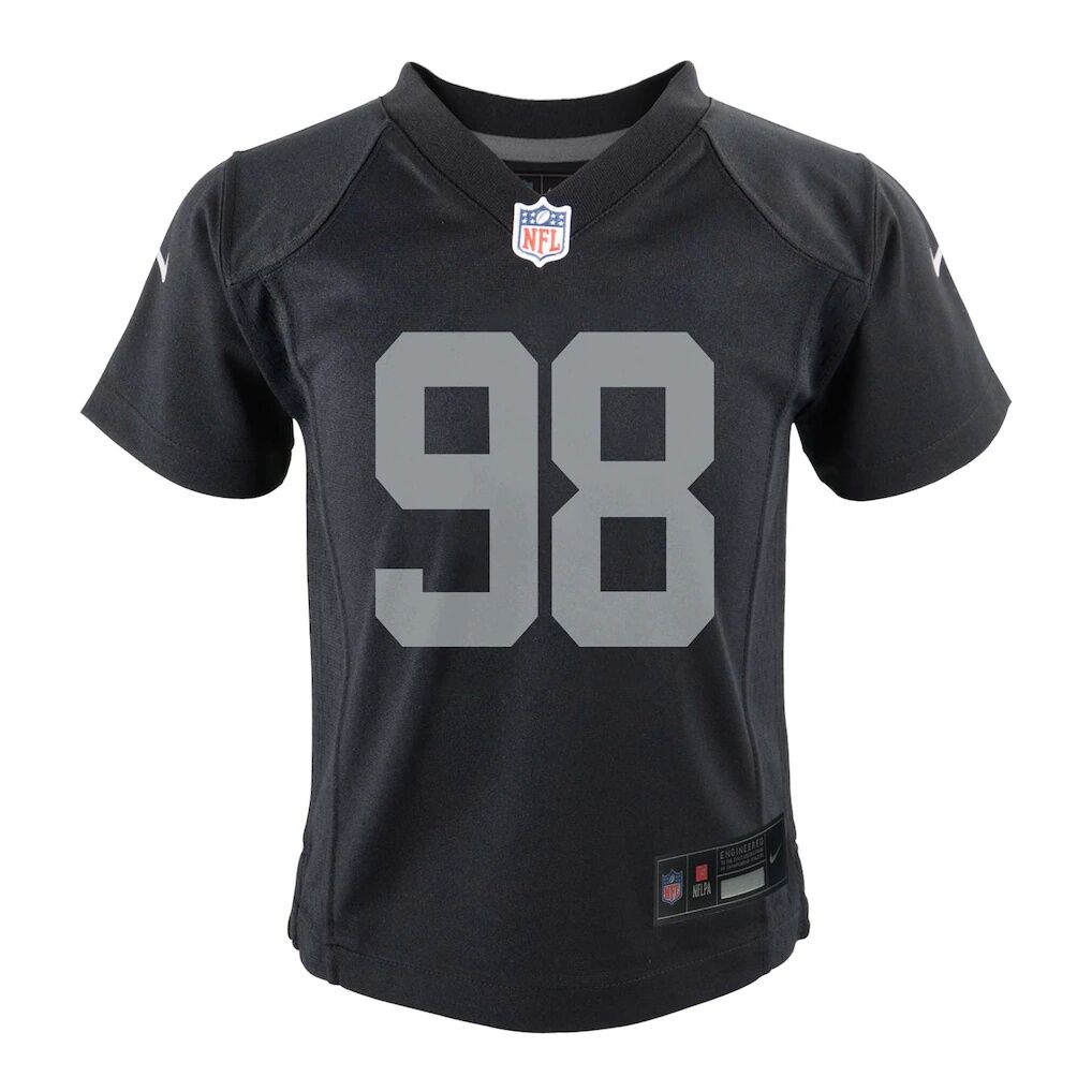 Maxx Crosby Las Vegas Raiders Nike Toddler Game Jersey