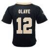 Chris Olave New Orleans Saints Nike Toddler Game Jersey - Black - Detail View