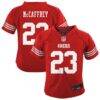 Christian McCaffrey San Francisco 49ers Nike Toddler Game Jersey - - Front View