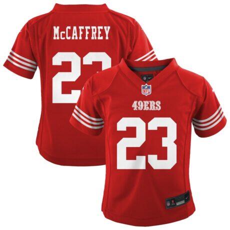 Christian McCaffrey San Francisco 49ers Nike Toddler Game Jersey - - Front View
