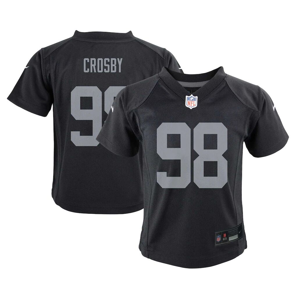 Maxx Crosby Las Vegas Raiders Nike Infant Team  Player Game Jersey
