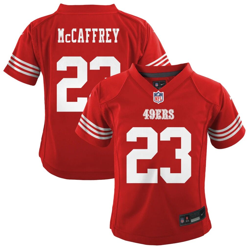 Christian McCaffrey San Francisco 49ers Nike Infant Team  Player Game Jersey - Scarlet