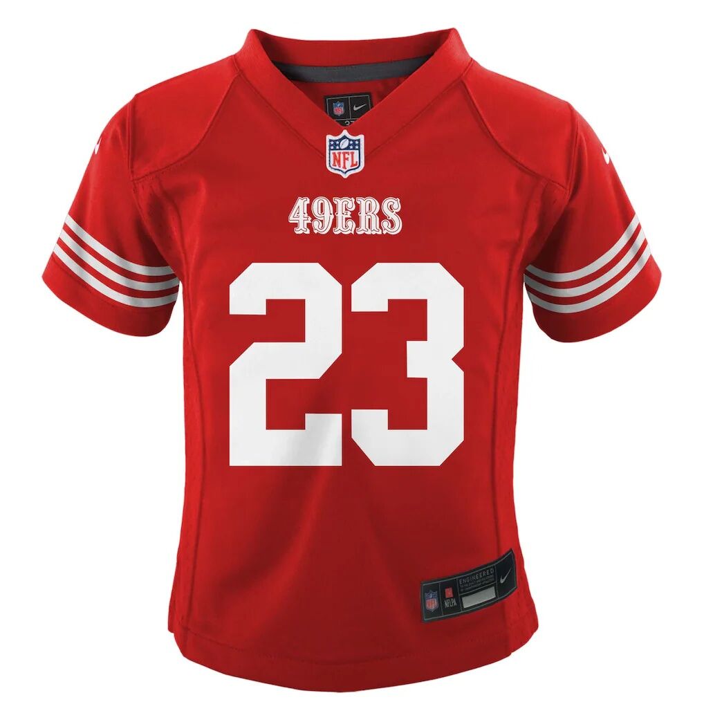Christian McCaffrey San Francisco 49ers Nike Infant Team  Player Game Jersey - Scarlet