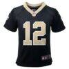 Chris Olave New Orleans Saints Nike Infant Team Player Game Jersey - Black - Side View