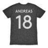 Andreas Pereira Fulham 1863FC Player Name & Number Twisted Tri-Blend T-Shirt - - Detail View