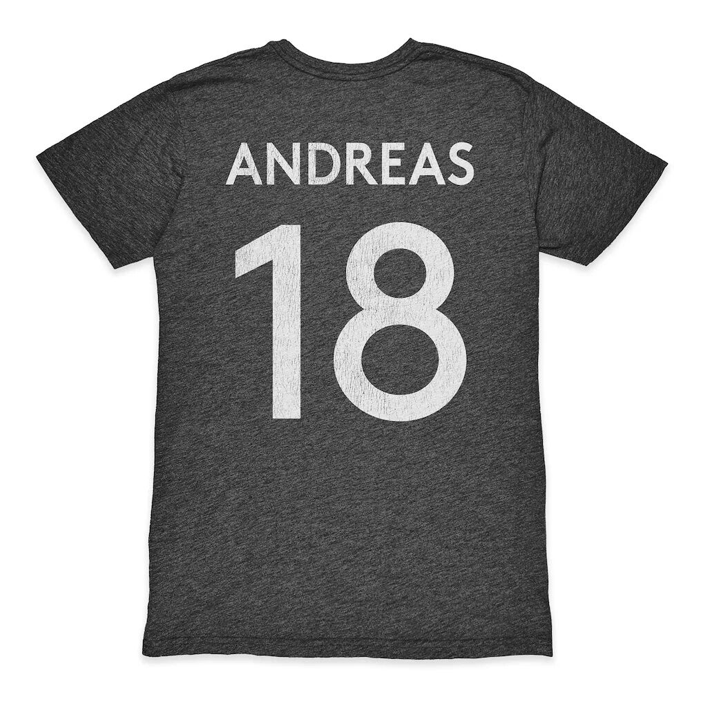 Andreas Pereira Fulham 1863FC Player Name & Number Twisted Tri-Blend T-Shirt - Heather Black