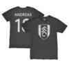 Andreas Pereira Fulham 1863FC Player Name & Number Twisted Tri-Blend T-Shirt - - Front View