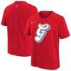 Memphis Grizzlies Nike Youth 2025/26 City Edition Essential Logo T-Shirt - Red - Front View