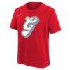 Memphis Grizzlies Nike Youth 2025/26 City Edition Essential Logo T-Shirt - Red - Side View