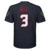 Tank Dell Houston Texans Youth Replica Player Jersey - Navy - Detail View