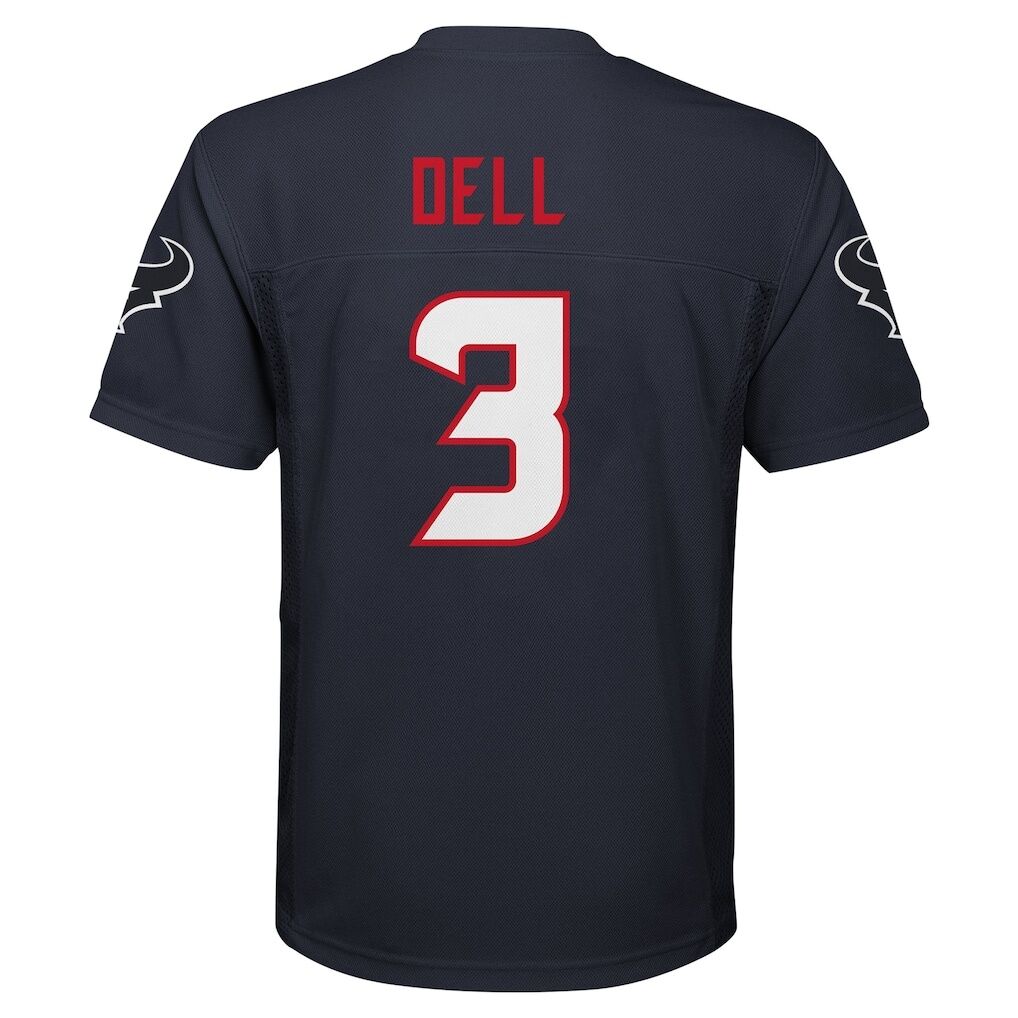 Tank Dell Houston Texans Youth Replica Player Jersey