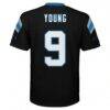 Bryce Young Carolina Panthers Youth Replica Jersey - Black - Detail View