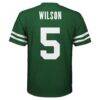 Garrett Wilson New York Jets Youth Replica Jersey - Green - Detail View