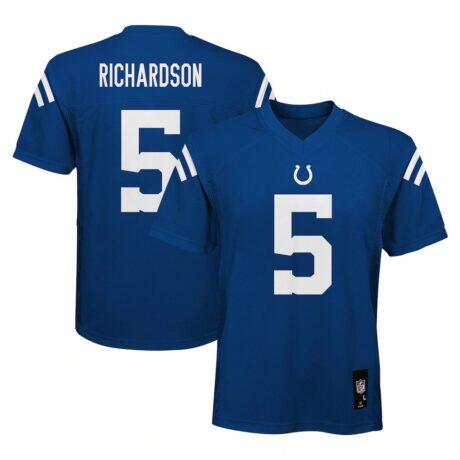 Anthony Richardson Sr. Indianapolis Colts Youth Replica Jersey - - Front View