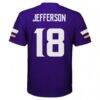Justin Jefferson Minnesota Vikings Preschool Replica Player Jersey - Purple - Detail View