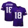 Justin Jefferson Minnesota Vikings Preschool Replica Player Jersey - Purple - Front View
