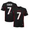 Bijan Robinson Atlanta Falcons Preschool Replica Player Jersey - Black - Front View