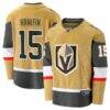 Noah Hanifin Vegas Golden Knights Fashion7 Home Breakaway Jersey - Gold - Front View